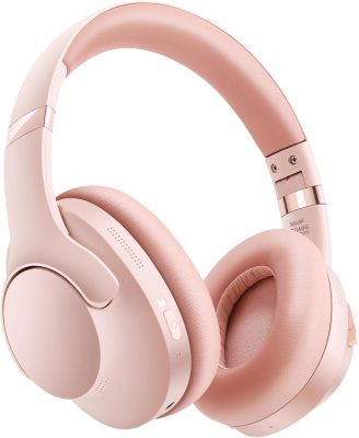 Noise Cancelling Headphones Wireless Over Ear, 50 Hours Playtime, Bluetooth 5.4 Headphones, Music & Gaming Headphone with Microphone, HiFi Stereo, Deep Bass, Soft Earpads for Cellphone/PC